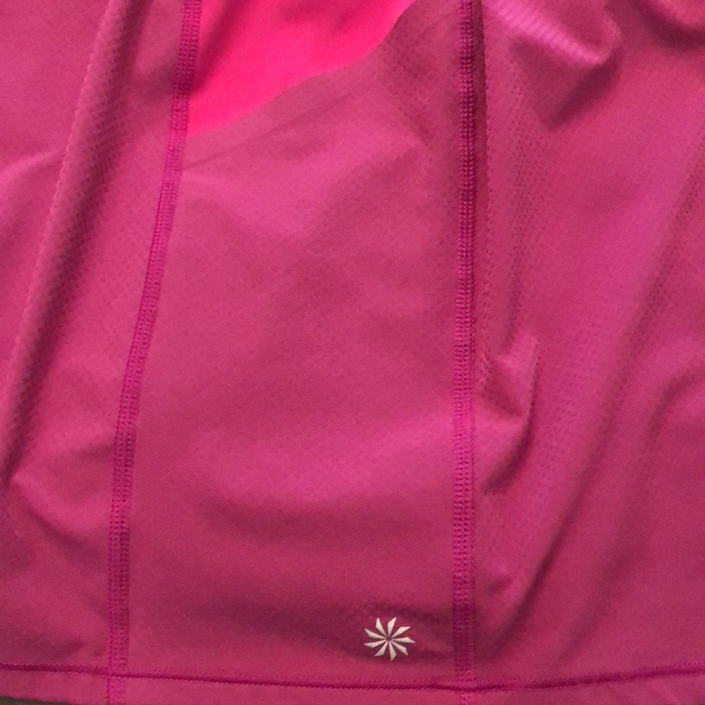 Athleta Action Skort in Dobby 14.5” Fuschia size Medium - Picture 8 of 12